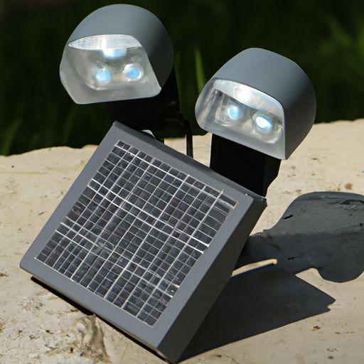 Capteur 3 lumières de sécurité à tête trois têtes de lumière de signe lampe à capteur PIR à énergie solaire lumière solaire étanche à l'extérieur avec mouvement