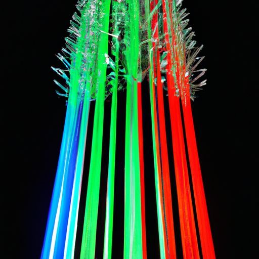 Dekorasi 12V RGB Kembang Api Motif Pohon Outdoor untuk Lampu Jalan Pasokan Langsung Pabrik Outdoor Led Natal