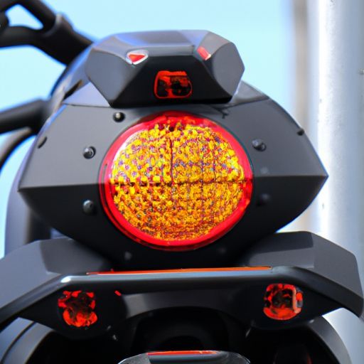 Lampu Berkedip Peringatan Sepeda Motor Strobo Bendera Tiang Lampu Lalu Lintas Peringatan Led Berputar Kisi Ekor Tiang Belakang Sepeda Motor