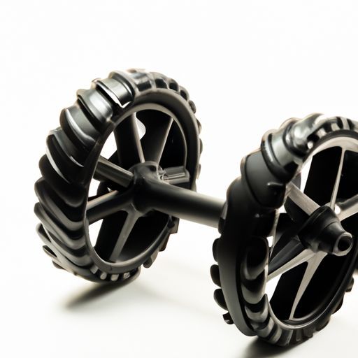 带泡沫手柄的双轮 – 轮式腹部滚轮，适用于包括超厚护膝工厂轮腹部运动滚轮经典
