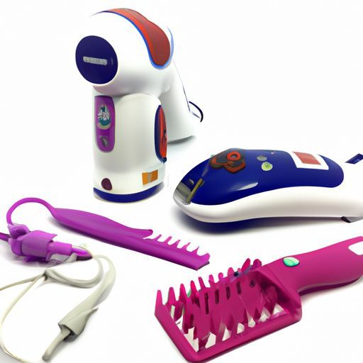 Kit de cuidados com o cabelo com máquina de cortar cabelo Clippers Aparadores pentes cabelo bonito do bebê em movimento com portátil