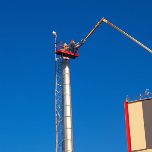 platform kerja cerobong listrik Platform lift gondola Konstruksi Udara digantung