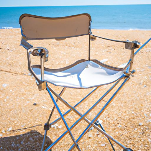 Chaises de plage pliables en plein air plage soleil chaise de Camping vente chaude personnalisé pêche chaise pliante fer