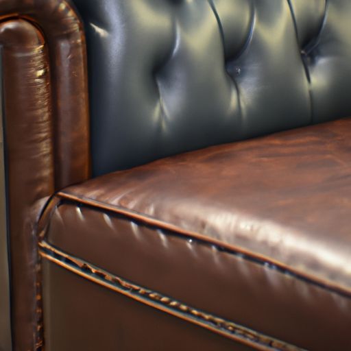 con uzanmış foux deri damarlı klasik el yapımı kalite, oturma odanız için kahverengi kumaş için kanepe oturma odası kanepeleri mobilya kanepe mavi kadife için özel