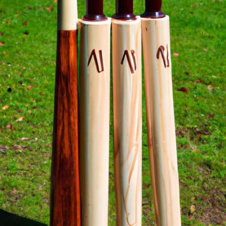 Haute qualité véritable A + batte de baseball battes de cricket de qualité usine personnalisée batte de cricket en bois de saule anglais pour adultes OEM sport de plein air
