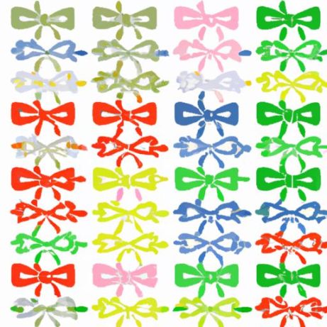 花朵图案彩色丝带边缘丝带蝴蝶结礼品包装蝴蝶结装饰中国批发 2.5 英寸定制