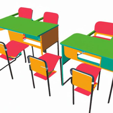 책상과 의자 가구 실내 교실 디자인 키오스크 캐비닛 디스플레이 쇼케이스 학생 학습 공동 테이블 세트 도매 교육 용품 대학 학교