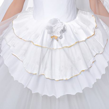7圈白色蓬松婚纱衬裙蓬松新娘大衬裙S919A 2023工厂优质批发