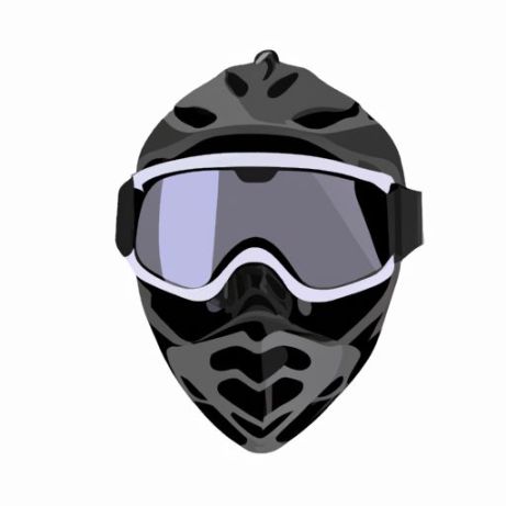 Mountain Bike MTB Casco integrale maschera maschera da ciclismo Moto Caschi da moto con occhiali da sci Maschere da neve Nuovo staccabile approvato CE per adulti
