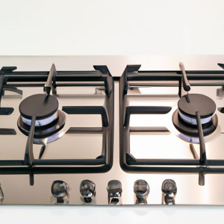 Fogão a gás 2 queimadores indução Rechaud embutido inoxidável A fogão a gás Xunda Tampo de mesa de alta qualidade