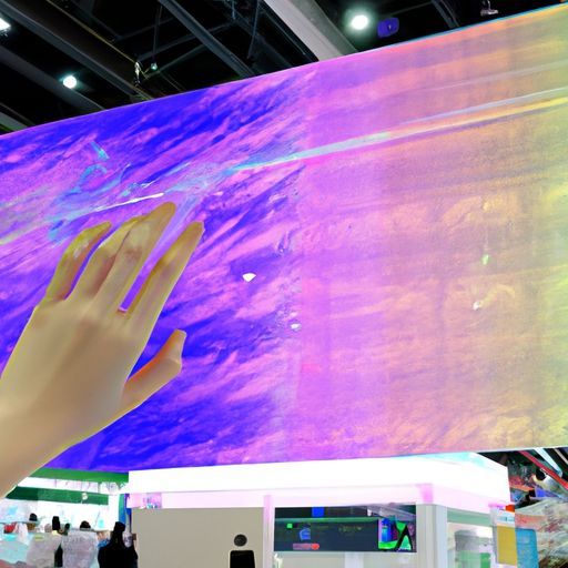 100 inch projection wall or led computer capacitive touch lcd video wall use human computer interaction infrared sensor IR touch Canton Fair exhibition