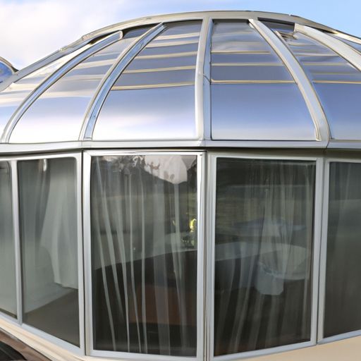 Proteção solar à prova d'água, cúpula de iglu gratuita, solários de vidro em pé com alumínio para villa personalizados pelos fabricantes