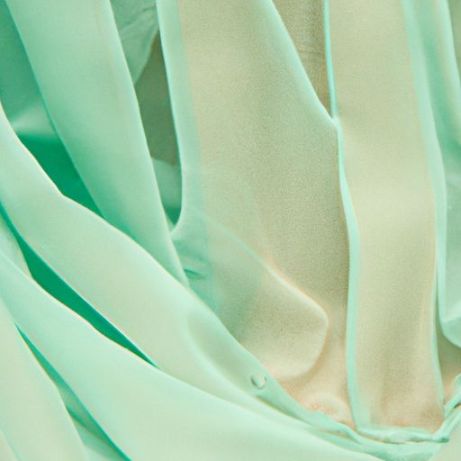 Effen organzadoek en waterdichte 100 procent jurk