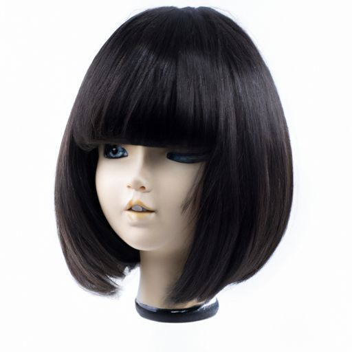 With Bangs Short Human Hair Wigs synthetic wigs with bangs Pixie Cut Straight for Women Cheap Glueless Wig Machine Made Wigs