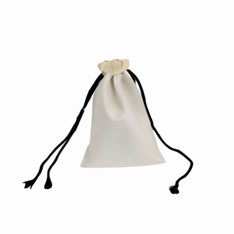 Bolsa para joias com sacos de jujuba com logotipo personalizado de veludo com cordão pequeno