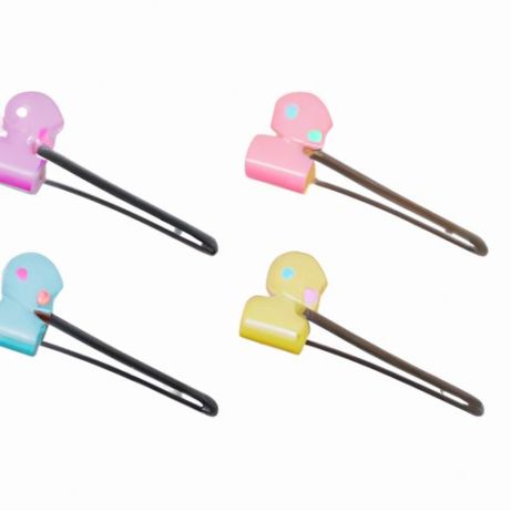 colors stick bar hair pin stick clip kids acrylic hair clips for girls Simple strip crocodile clip