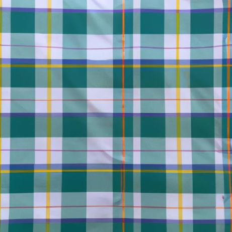Tecido Checks para Camisa Masculina Confecção de tecido de camuflagem uniforme Pano Check Tecido 100% Algodão Xadrez Tingido Tecido Simples Escovado Camisa Têxtil Sarja de Fios