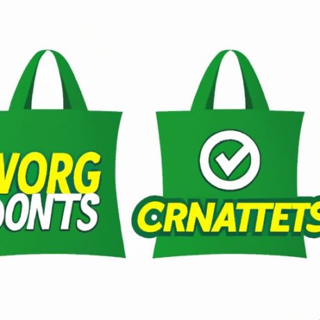 Kledingdoeken Niet-geweven Herbruikbaar w-gesneden niet-geweven Boodschappentassen Niet-geweven boodschappentas Goedkoop Eco-vriendelijk Aangepast logo