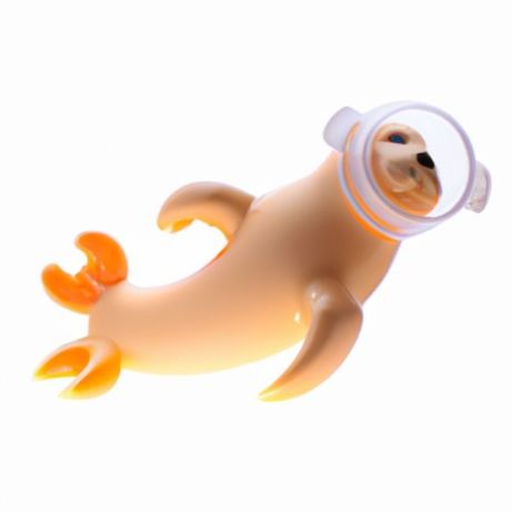 Salto mortale che salta e carica il giocattolo del cane leone marino Vendita calda di plastica divertente per bambini