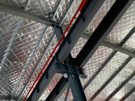 Case study on fire protection design of steel structure building