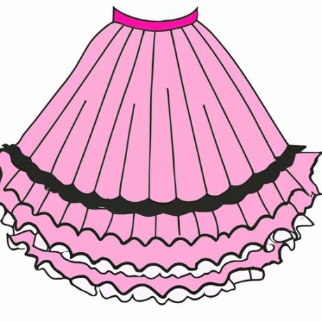 Rockabilly Dress Crinoline Underskirt lingkaran merah muda 5 Rok Petticoat