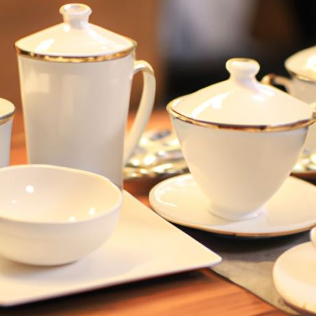 Set Makan Malam Porselen untuk Dekorasi Natal 6 Pasokan Pabrik 30 Buah Peralatan Makan Hotel Grosir/Mewah