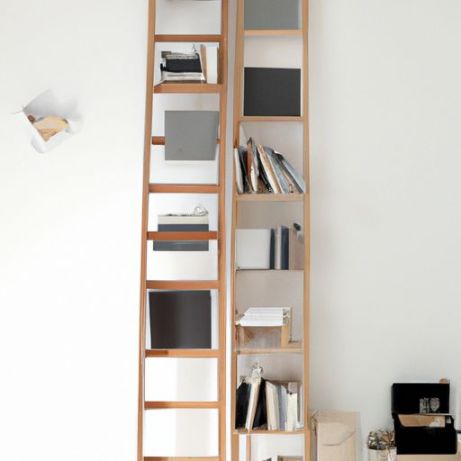 boekenplank vloer eenvoudig smal klein studentenhuis hotel kantoor minimalistische slaapkamer kleine boekenkast kort boekenplank opbergrek in Scandinavische stijl klein