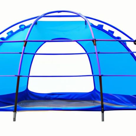 Bermain tenda atap tiga bagian terowongan tabung playhouse untuk anak-anak mainan rumah terowongan lipat tenda luar ruangan anak-anak lintas batas