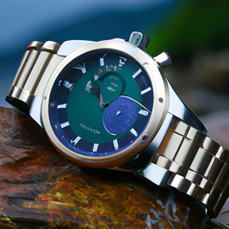 顶级品牌豪华绿色男士腕表商务防水男钟不锈钢石英男士腕表 CURREN 8411 运动男士手表
