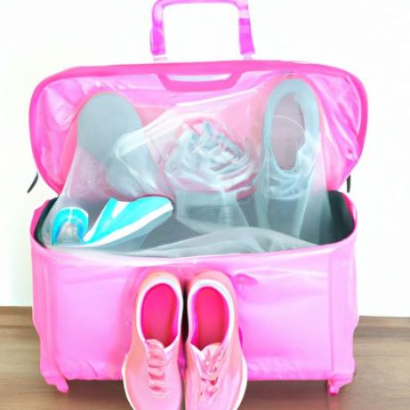 Bag With Shoes Compartment Transparent Fashion swimming shoulder Pink Luggage Travel Bag Wet And Dry Separate Swimming Gym