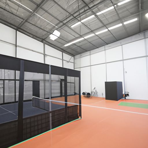Lapangan olahraga padel lapangan dalam ruangan melengkapi pabrik lapangan tenis dayung lapangan tenis panorama 2023 penjualan panas shengshi sport