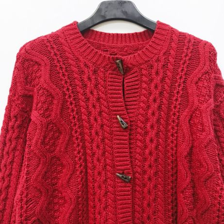 cárdigan suéter largo Fábrica de producción, cuello alto para mujer Instalaciones de fabricación china