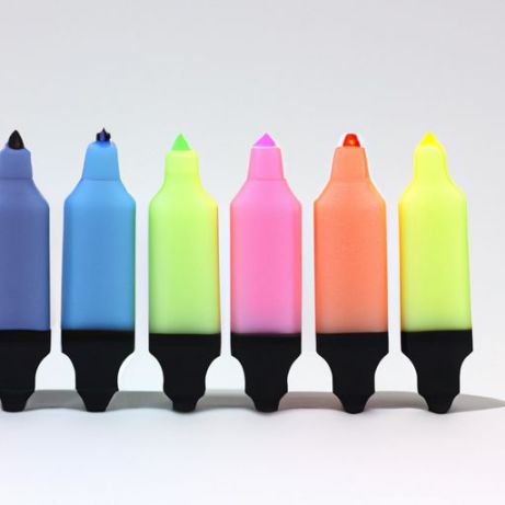 Highlight Multi Color Chalk promotional creative marker pen cute Marker Free Sample OEM Washable 6mm