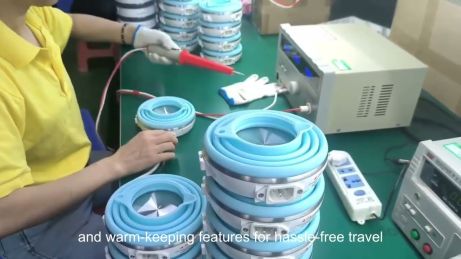 批量购买活动赠品折叠电水壶中国最佳工厂，徒步旅行和户外使用的轻型折叠电水壶中国最佳供应商