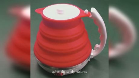 Silicone collapsible kettle with detachable power base China Wholesalers,travel kettle go outdoors Best China Maker