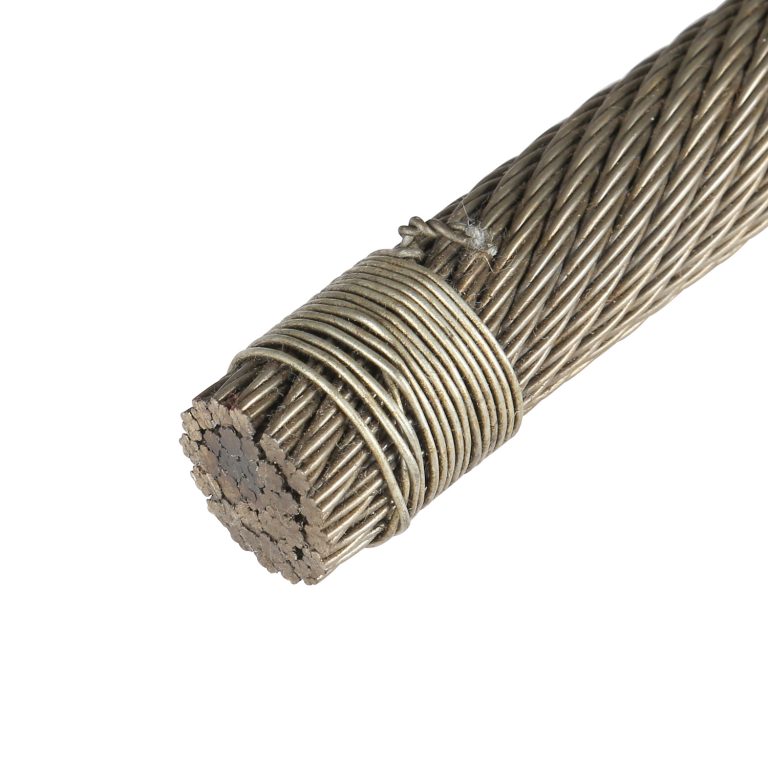亜鉛メッキ鋼線ロープ7×19、ステンレス鋼線ロープ強度表