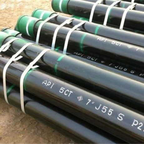 API Spec 5CT N80A N80b J55 K55 Giàn khoan vỏ dầu Máy khoan ống / ống thép carbon đen liền mạch