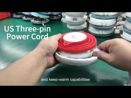 硅胶旅行折叠电热水壶中国制造，轻质硅胶折叠电热水壶适合公司旅行套餐公司