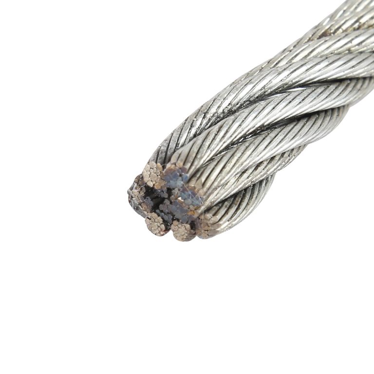 stainless steel wire rope cable 1/ inch vinyl coated