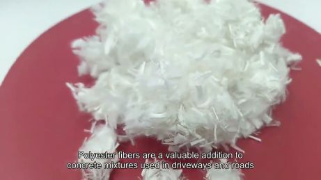 for Transportation Infrastructure pet fibers Polyester Fiber for Road Use for dam